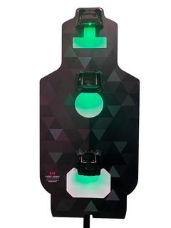 Responsive Laser Targets 3 pack + Tripods + Case  [LA-CQB-3]