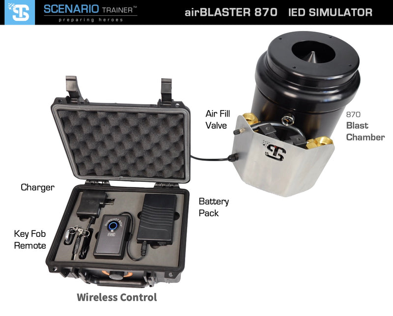 Explosion Simulator Device Scenario Trainer Electronic Gunshot Simulator (aka. shotbox) – Scenario ...